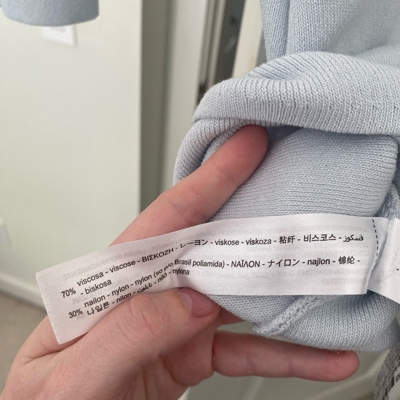 Zara blue mini knit dress - size small - Picture 4 of 7